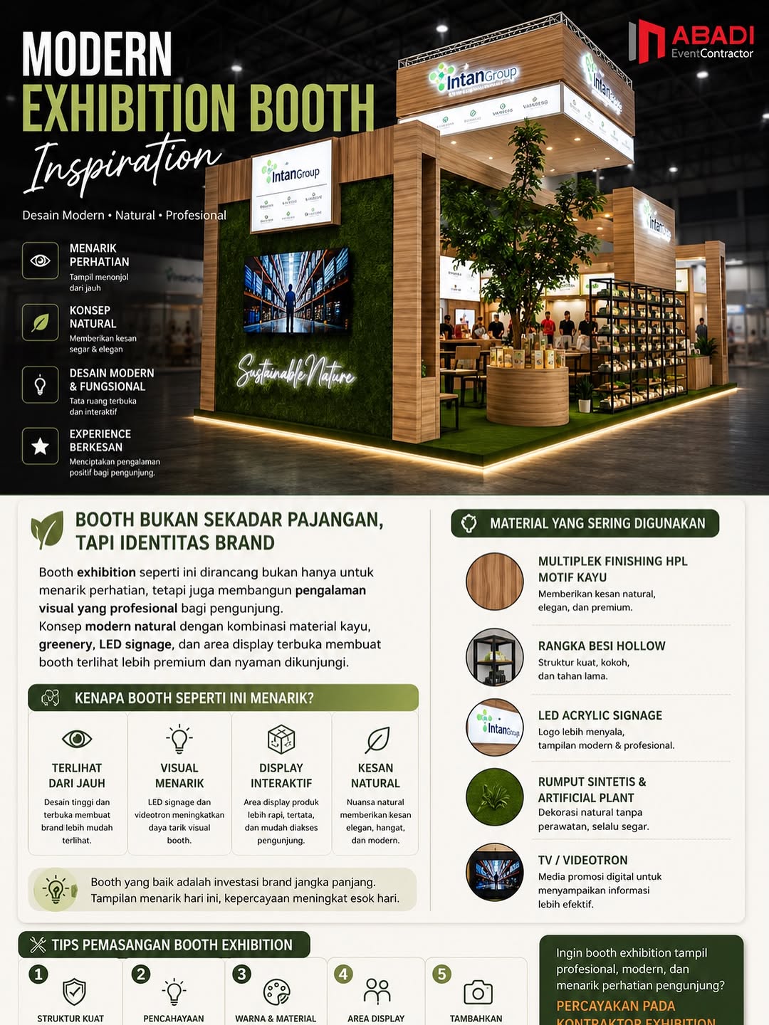 Infografis Booth